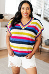 Another One V-Neck Striped Top