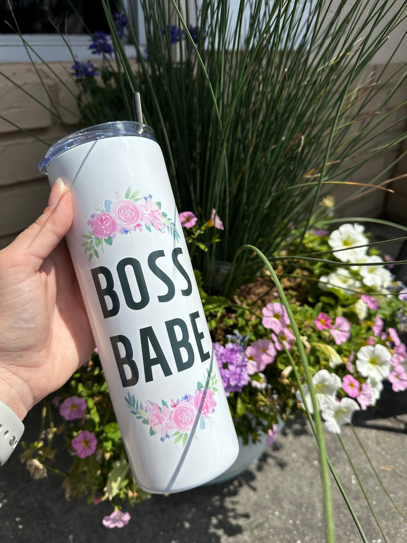 Boss Babe 20 oz Tall Travel Cup