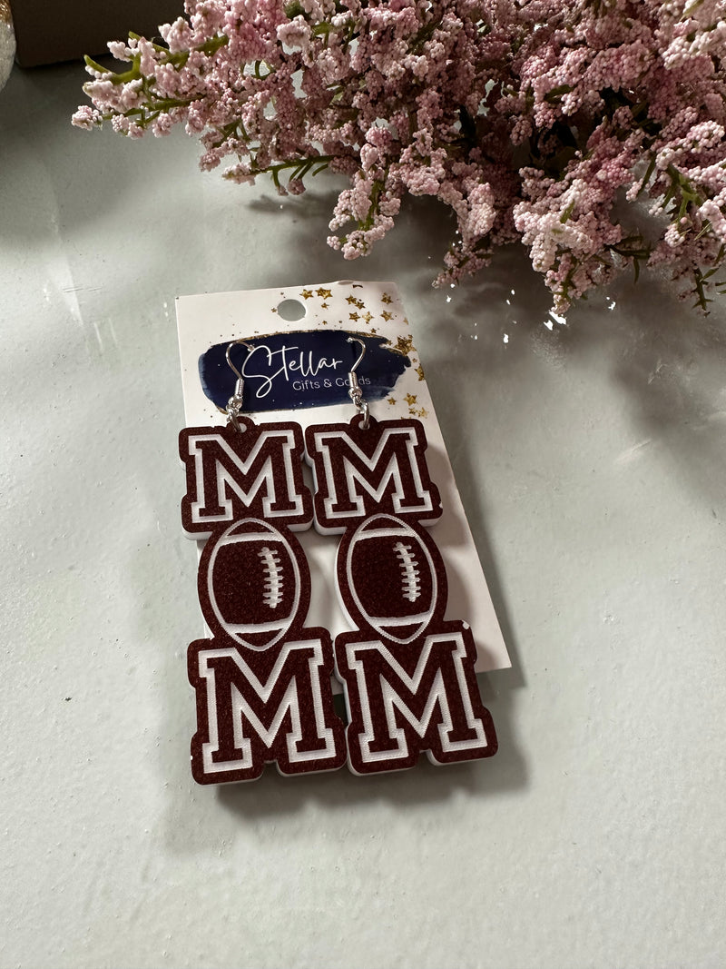 Football mom earring