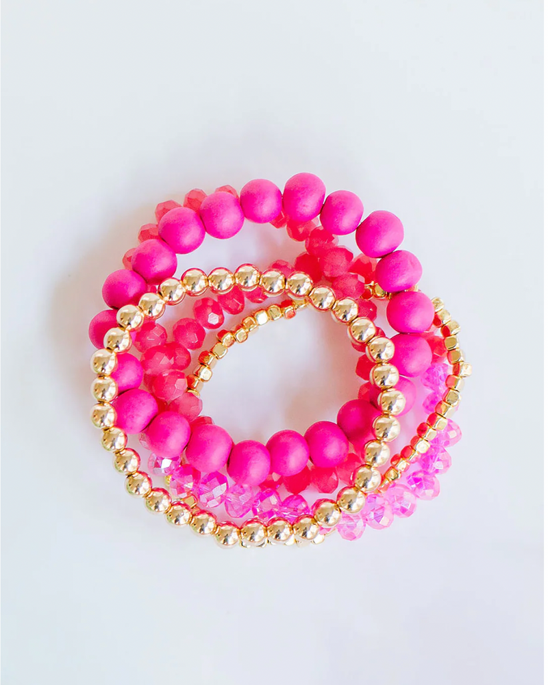 Mandy Bracelet Hot Pink