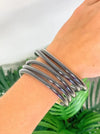 PREORDER: Shimmer Tube Bracelets in Black