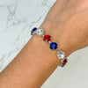 PREORDER: Patriotic Jewel Charm Bracelet