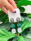 PREORDER: Glow in the Dark Mummy Dangle Earrings