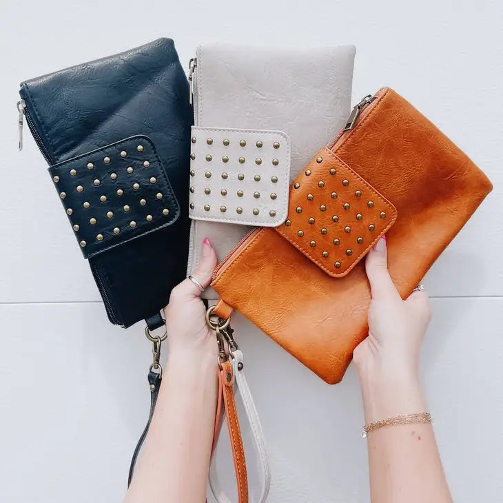 PREORDER: Riviera Maya Rivet Clutch in Three Colors