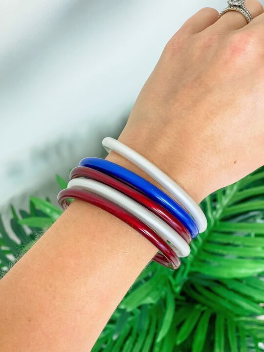 PREORDER: Americana Jelly Bangle Set of 5