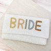 PREORDER: Bride Beaded Crossbody Clutch