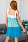 Blue Skies Tiered Dress