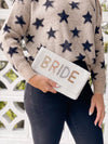 PREORDER: Bride Beaded Crossbody Clutch