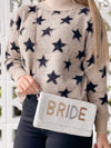 PREORDER: Bride Beaded Crossbody Clutch