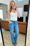 Clarissa High Rise Wide Leg Cargo Jeans