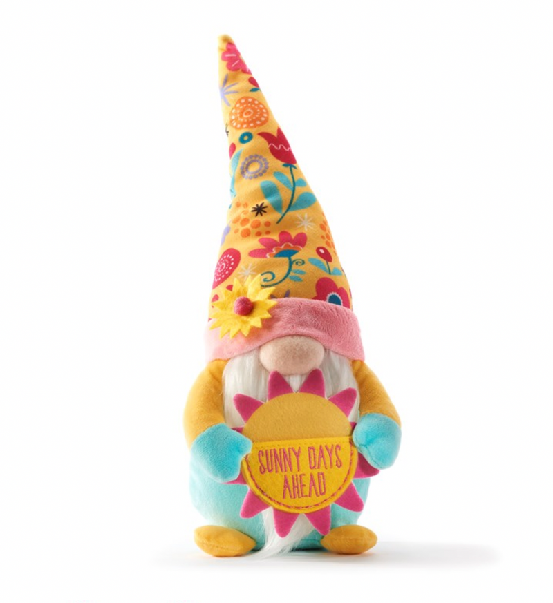 Messenger Gnome w/Sentiment - Flower