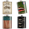 PREORDER: Stainless Steel Hip Flask in Assorted Prints