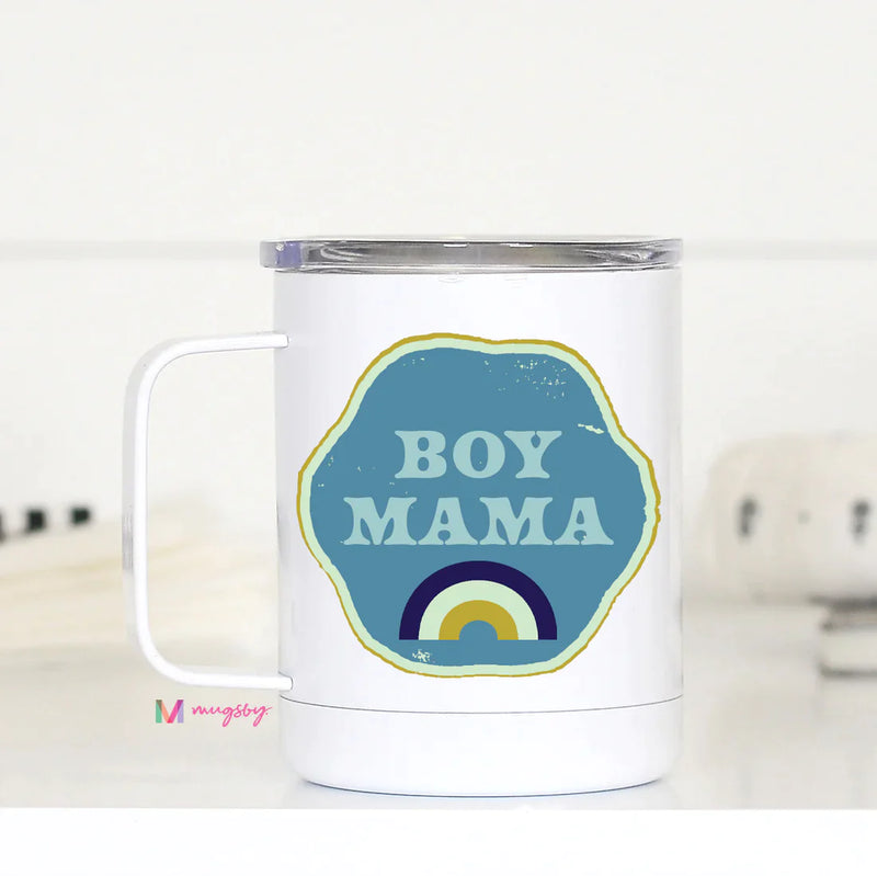 PREORDER: Insulated Boy Mama Retro Travel Mug