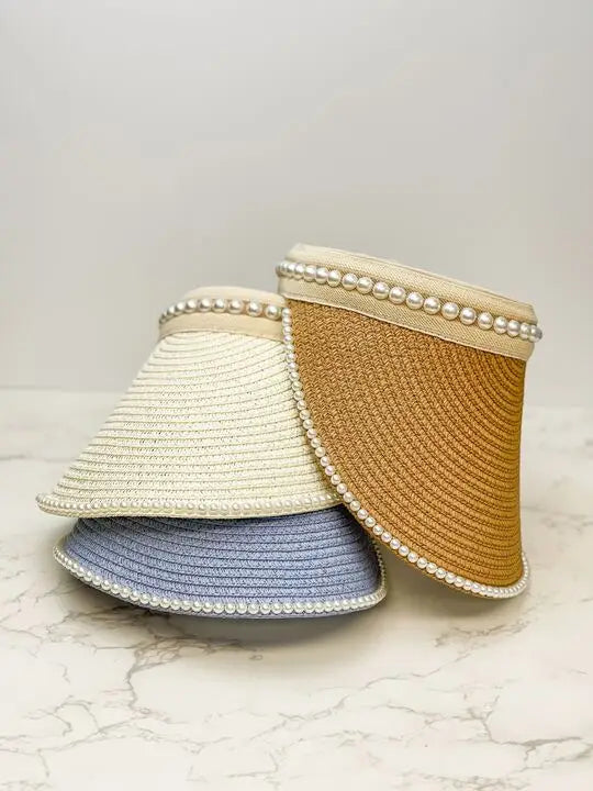 PREORDER: Pearl Lined Sun Visors in Three Colors