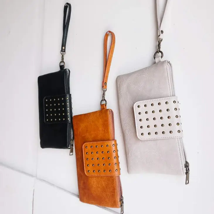 PREORDER: Riviera Maya Rivet Clutch in Three Colors