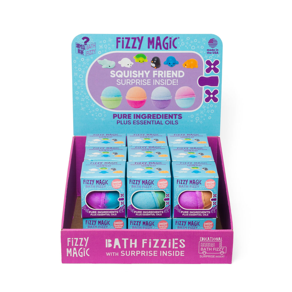 Purposeful Bliss - Fizzy Magic - Bath Bombs with Squishy Friends Inside, PDQ Display