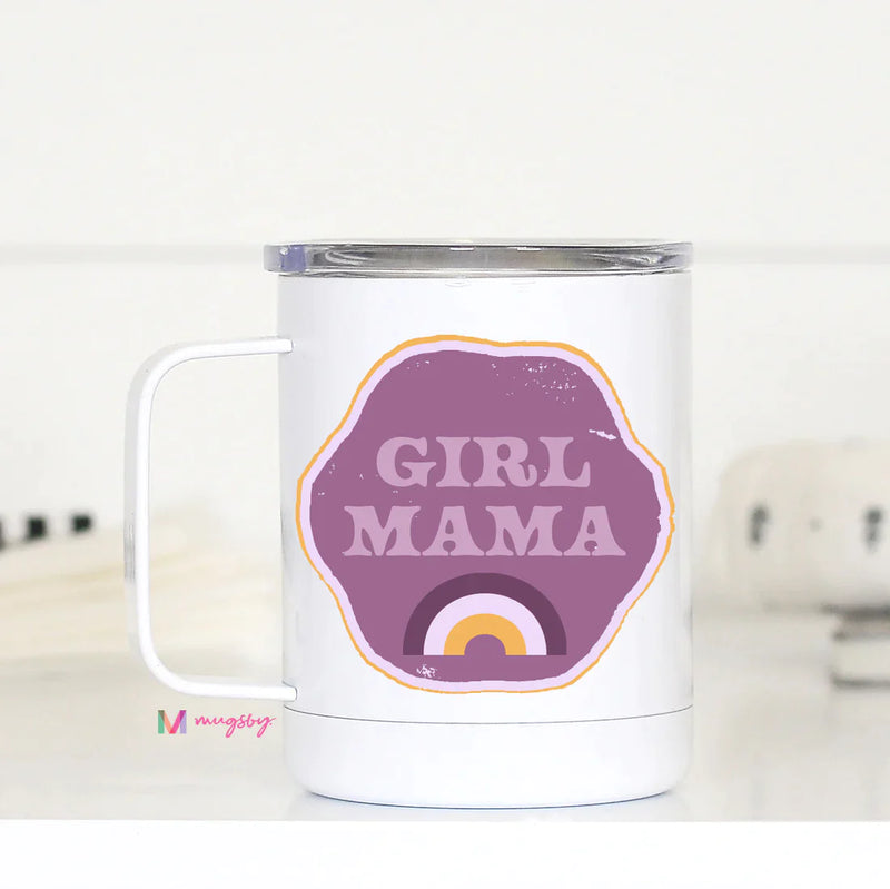 PREORDER: Insulated Girl Mama Retro Travel Mug