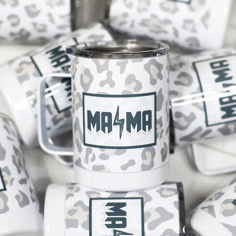 PREORDER: Insulated Mama Leopard Travel Mug